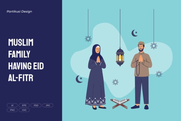 Eid Al-Fitr Graphics & Illustrations Review