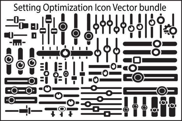 Setting Optimization Slider Icon: Graphics & Illustrations