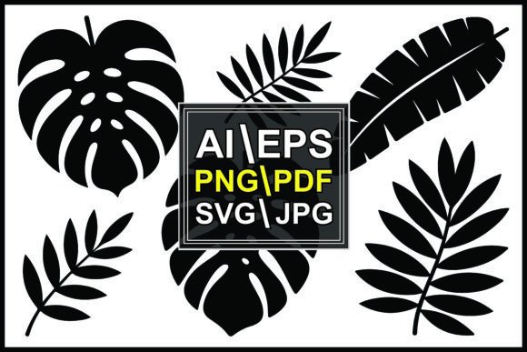 Silhouettes Leaf and Plant Graphics Review